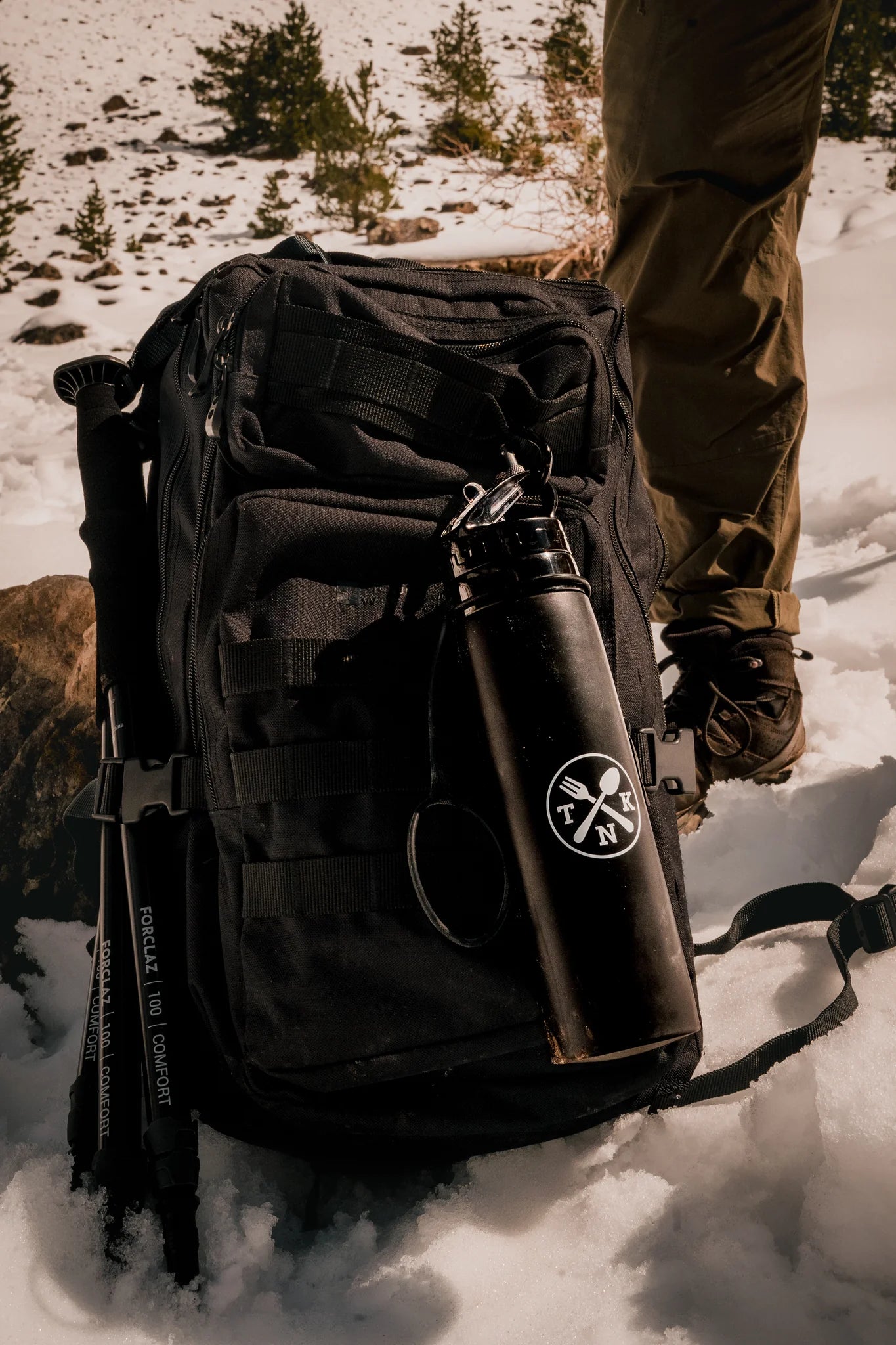 The Nomads Kitchen - Foldable Water Bottle | 600ml Collapsible Travel Bottle