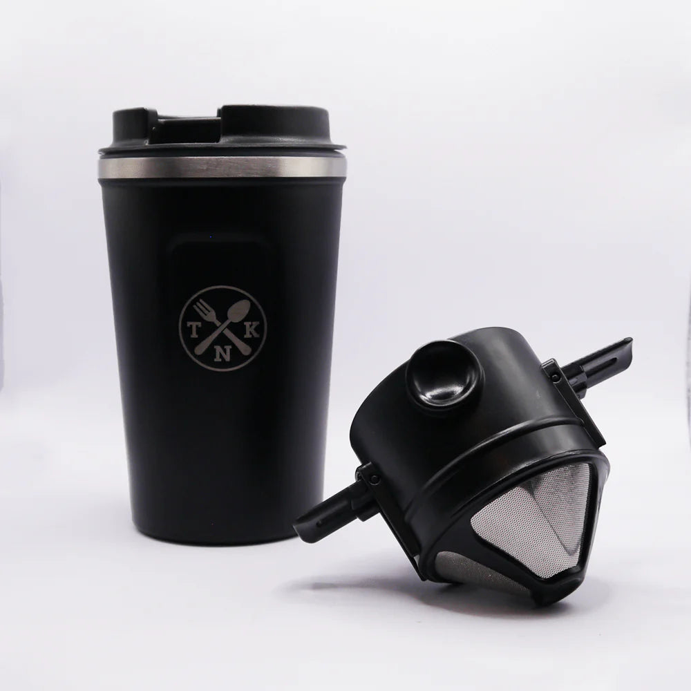 The Nomads Kitchen - Coffee Filter Mug | 380ml 2-in-1 Travel Brew Cup