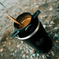 The Nomads Kitchen - Coffee Filter Mug | 380ml 2-in-1 Travel Brew Cup