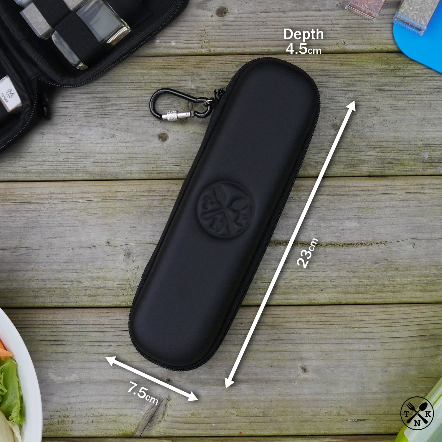 The Nomads Kitchen - The Pocket Kitchen Kit | Portable Cutlery Set with Case