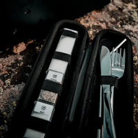 The Nomads Kitchen - The Pocket Kitchen Kit | Portable Cutlery Set with Case