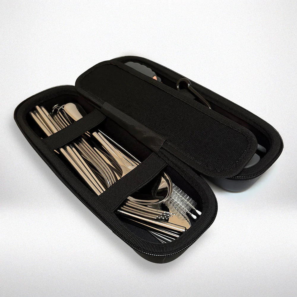 The Nomads Kitchen - Family Cooking & Cutlery Kit | 4 Person Camping Set