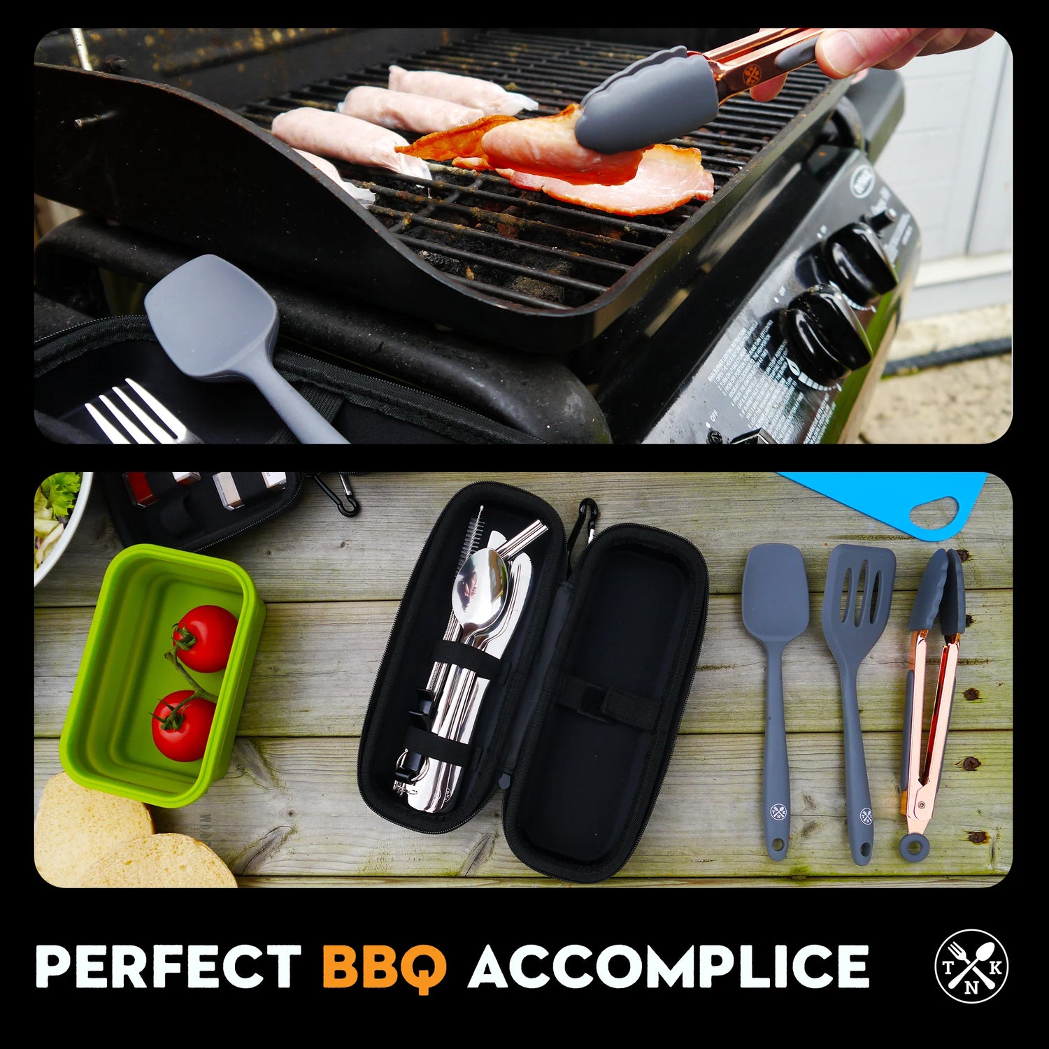 The Nomads Kitchen - Family Cooking & Cutlery Kit | 4 Person Camping Set