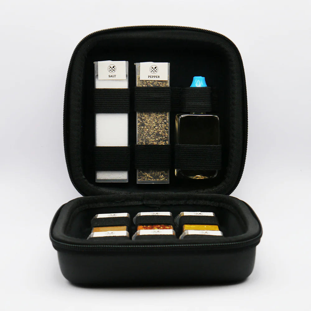 The Nomads Kitchen - Spice Rack Kit | Portable Camping Herbs & Spices Set