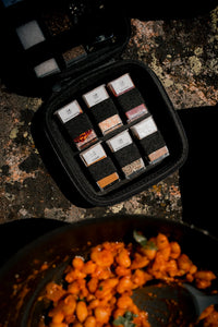 The Nomads Kitchen - Spice Rack Kit | Portable Camping Herbs & Spices Set