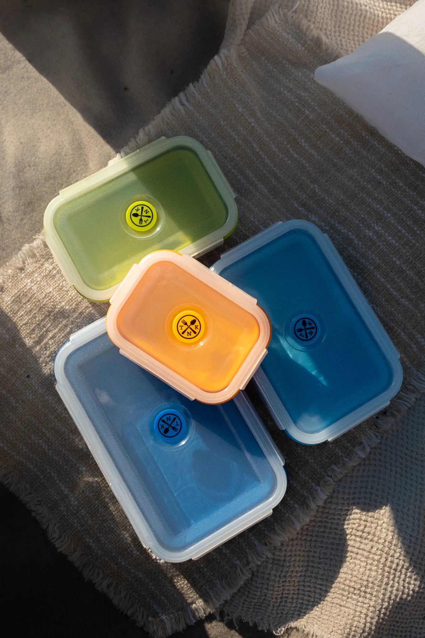 The Nomads Kitchen - Collapsible Food Containers | Silicone Camping Storage Set