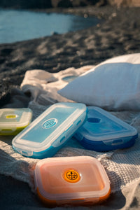 The Nomads Kitchen - Collapsible Food Containers | Silicone Camping Storage Set