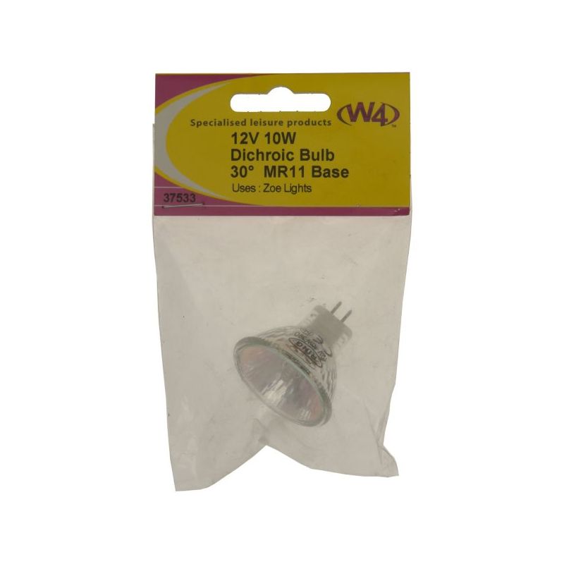 12V 20W G4 MR11 dichroic light bulb