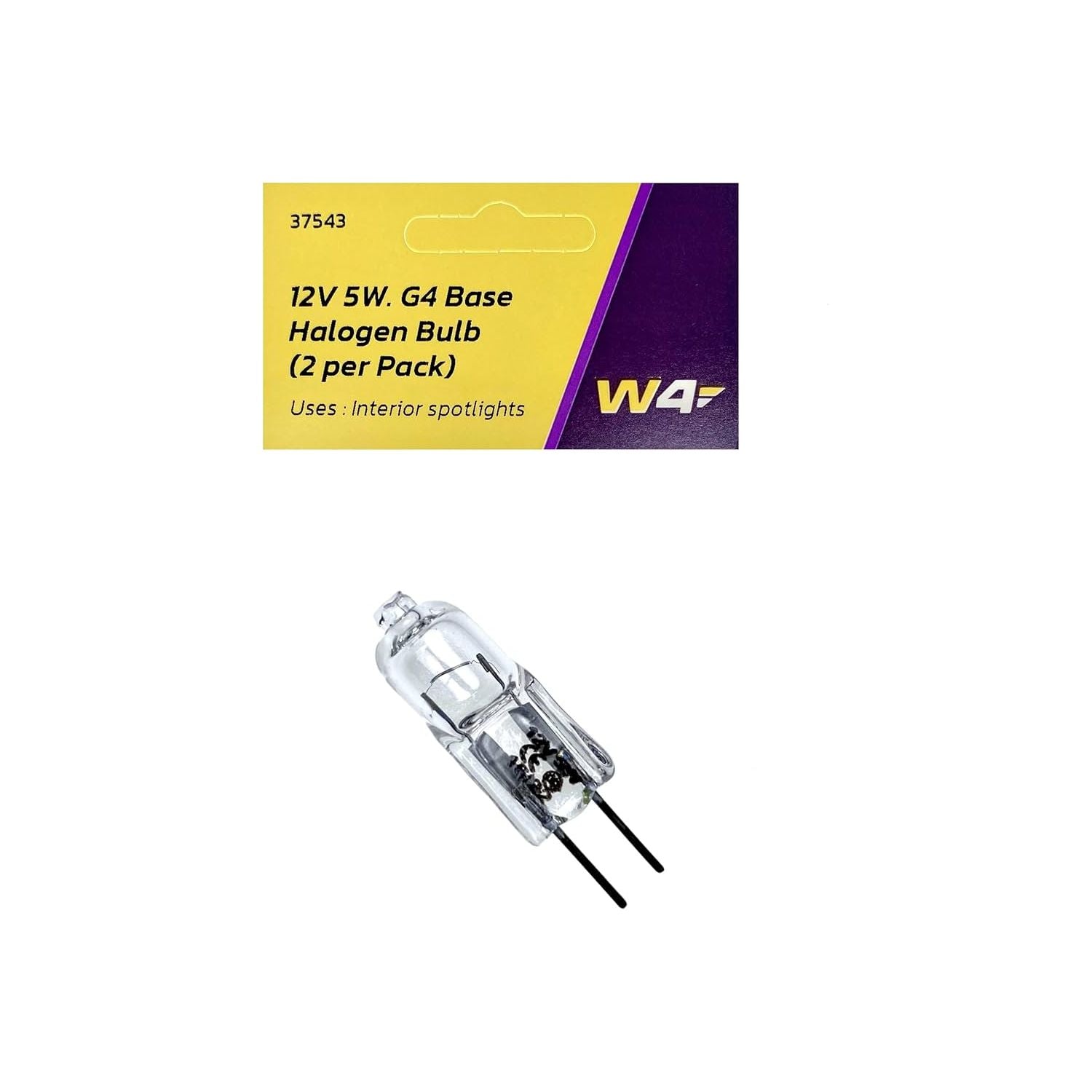 12V 5W G4 halogen light bulb