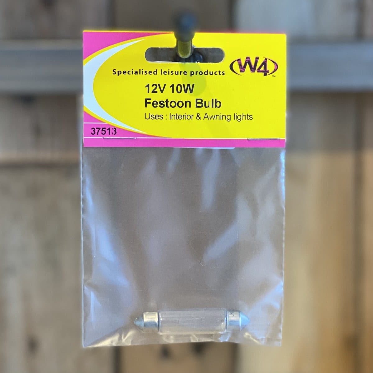 W4 - 12V 10W Festoon Light Bulb