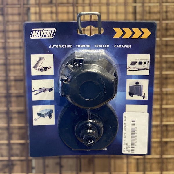 12V 13 pin Euro towing socket with gasket