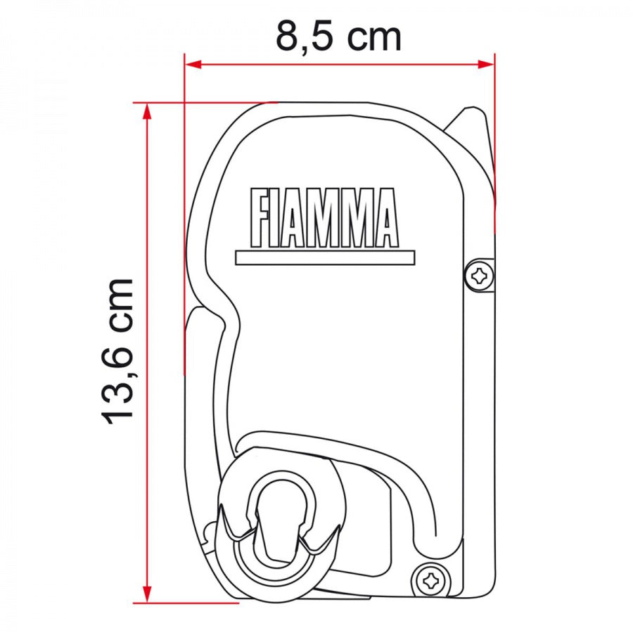 Fiamma - F45 S Deep Black 260 Royal Grey PSA | 06759F01R