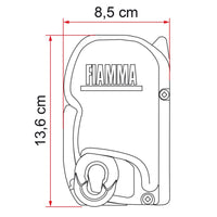 Fiamma - F45 S Deep Black 260 Royal Grey PSA | 06759F01R