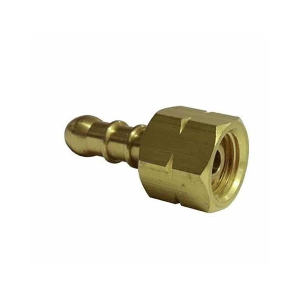 1/4″ Left Hand Nut with Stem / Nozzle UK Connection