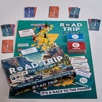 Road Trip The Game by No Fuss Travel Guides | Family Travel Board Game for 2-6 Players