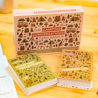 Camping Conversations Card Game by No Fuss Travel Guides | 300+ Travel Conversation Starters & Family Fun