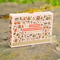 Camping Conversations Card Game by No Fuss Travel Guides | 300+ Travel Conversation Starters & Family Fun