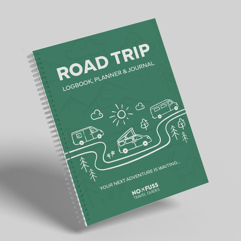 Road Trip Logbook, Planner & Travel Journal by No Fuss Travel Guides | Trip Planning & Memory Book