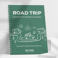 Road Trip Logbook, Planner & Travel Journal by No Fuss Travel Guides | Trip Planning & Memory Book