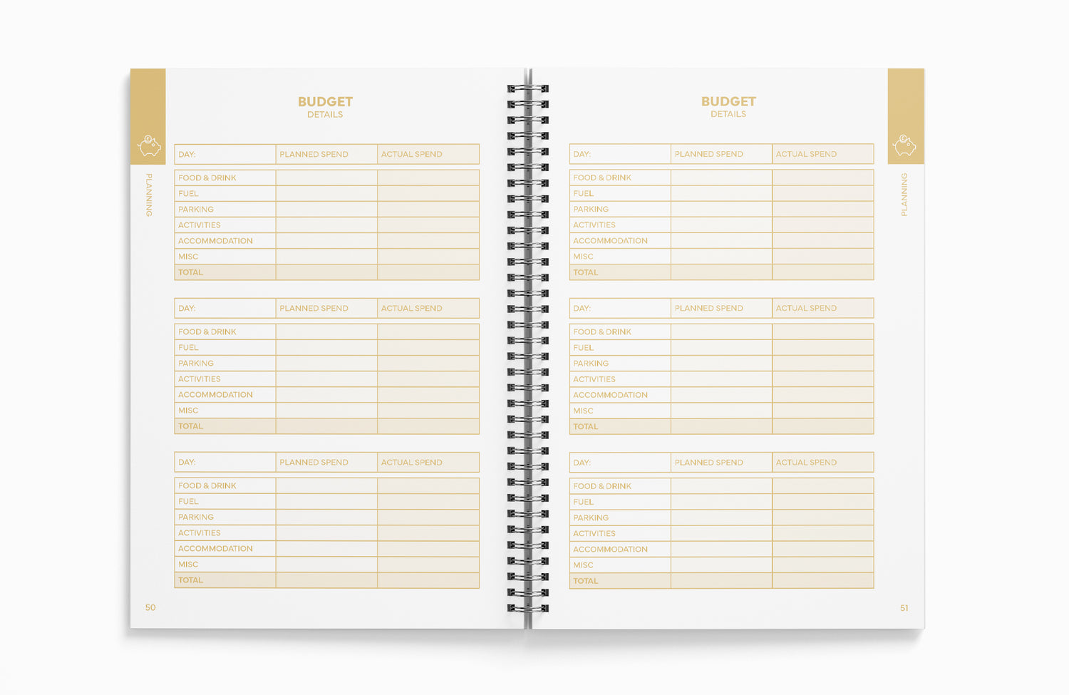 Road Trip Logbook, Planner & Travel Journal by No Fuss Travel Guides | Trip Planning & Memory Book