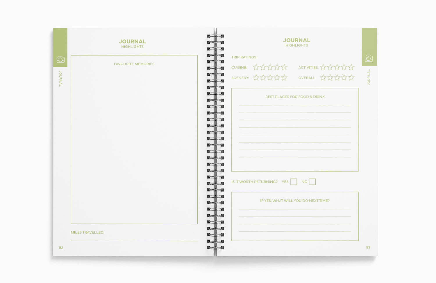 Road Trip Logbook, Planner & Travel Journal by No Fuss Travel Guides | Trip Planning & Memory Book