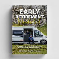 Early Retirement Wanderlust Book by Richard & Jackie Pickles | Guide to Retiring Early & Travelling the World