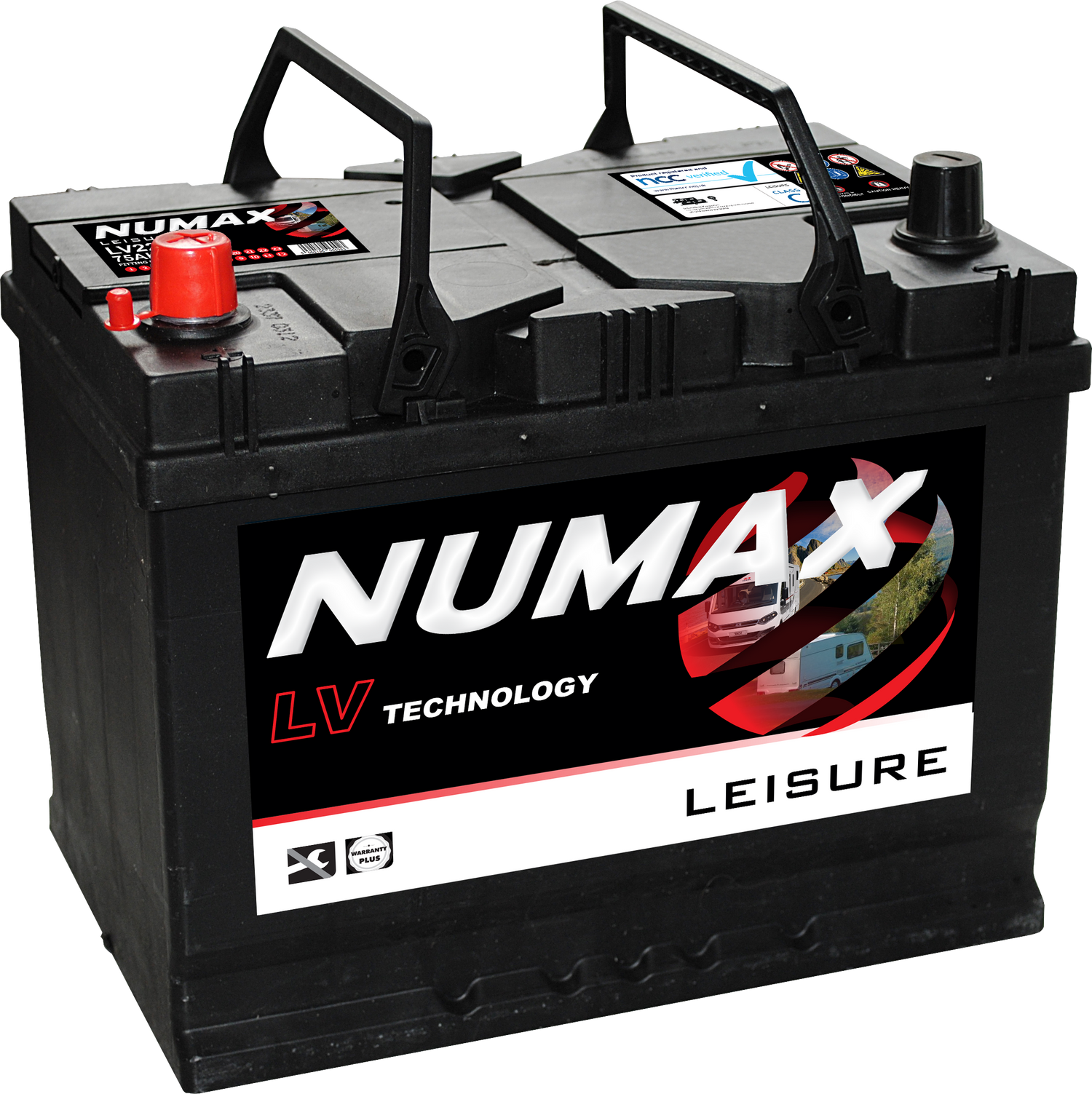 Numax - Leisure Battery | 12V 75Ah NCC Class C | LV22MF