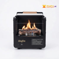 Alogfire - Mini Campfire | Compact Real-Flame Outdoor Heater
