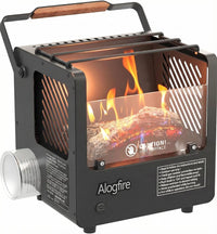 Alogfire - Mini Campfire | Compact Real-Flame Outdoor Heater