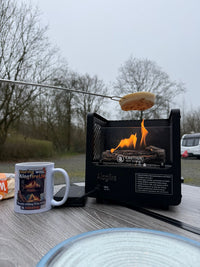 Alogfire - Mini Campfire | Compact Real-Flame Outdoor Heater