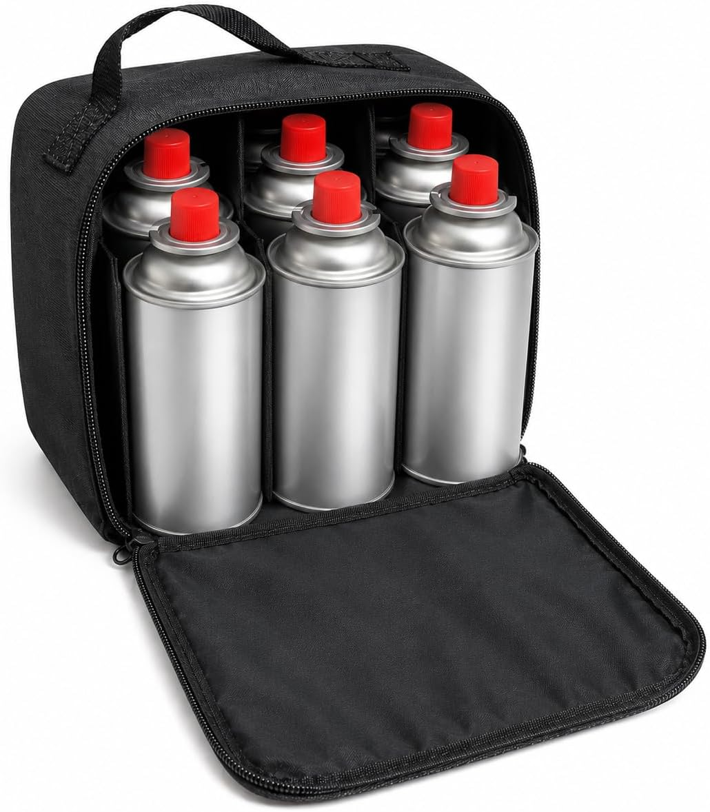 Alogfire - Gas Canister Carry Bag | Holds Up To 6 Canisters