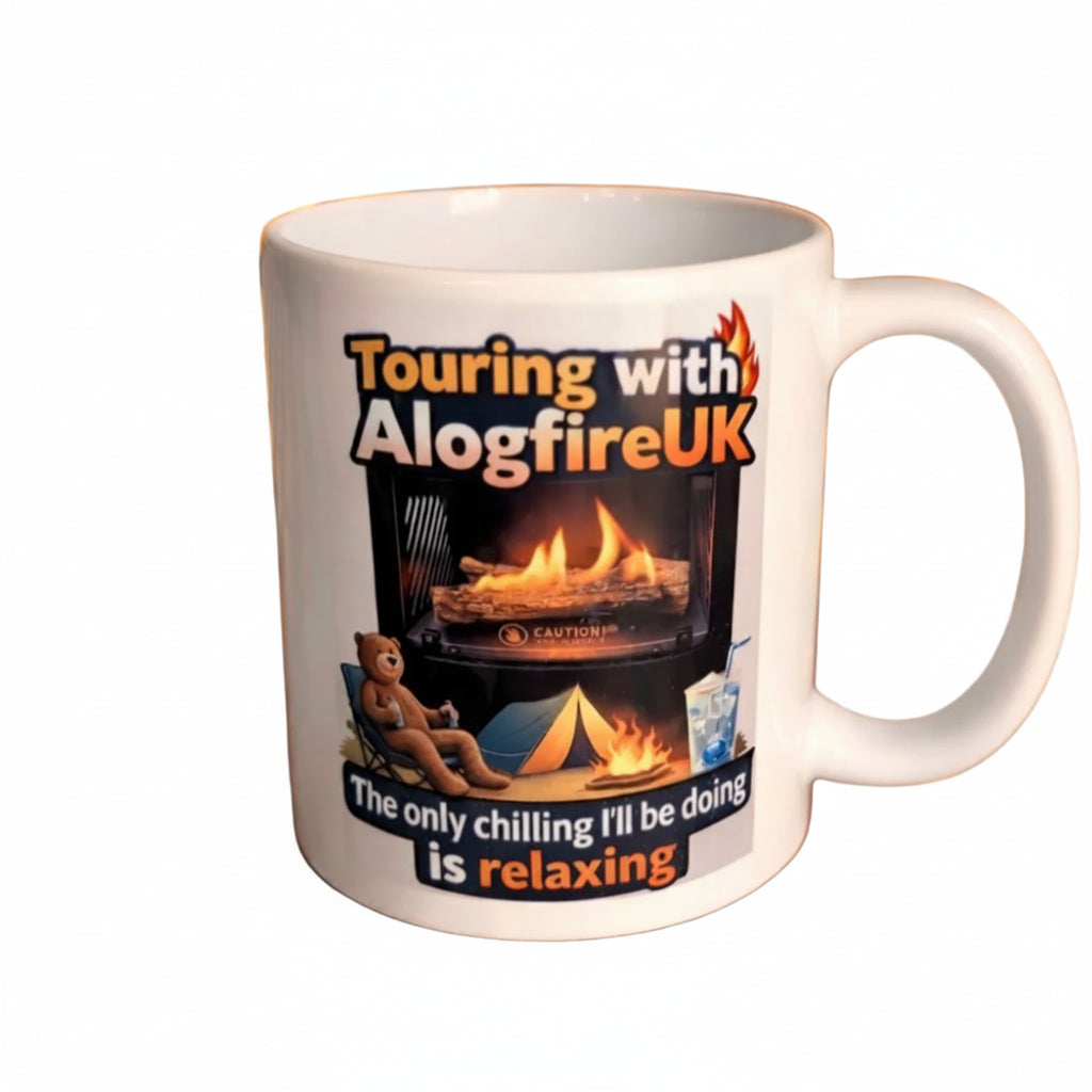 Alogfire - Mug | Campfire Bear with Logo