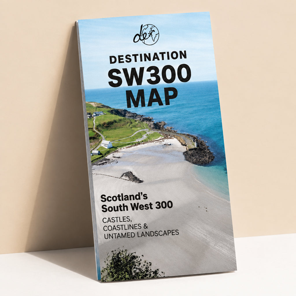 South West 300 Road Trip Map by Destination Earth Guides