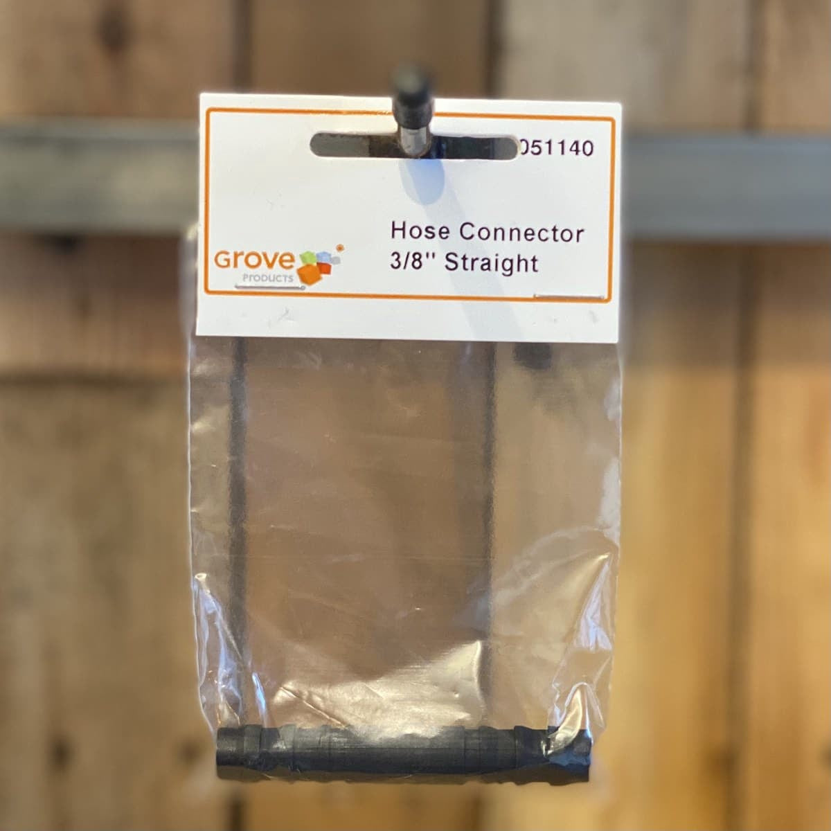 Straight connector 3/8in