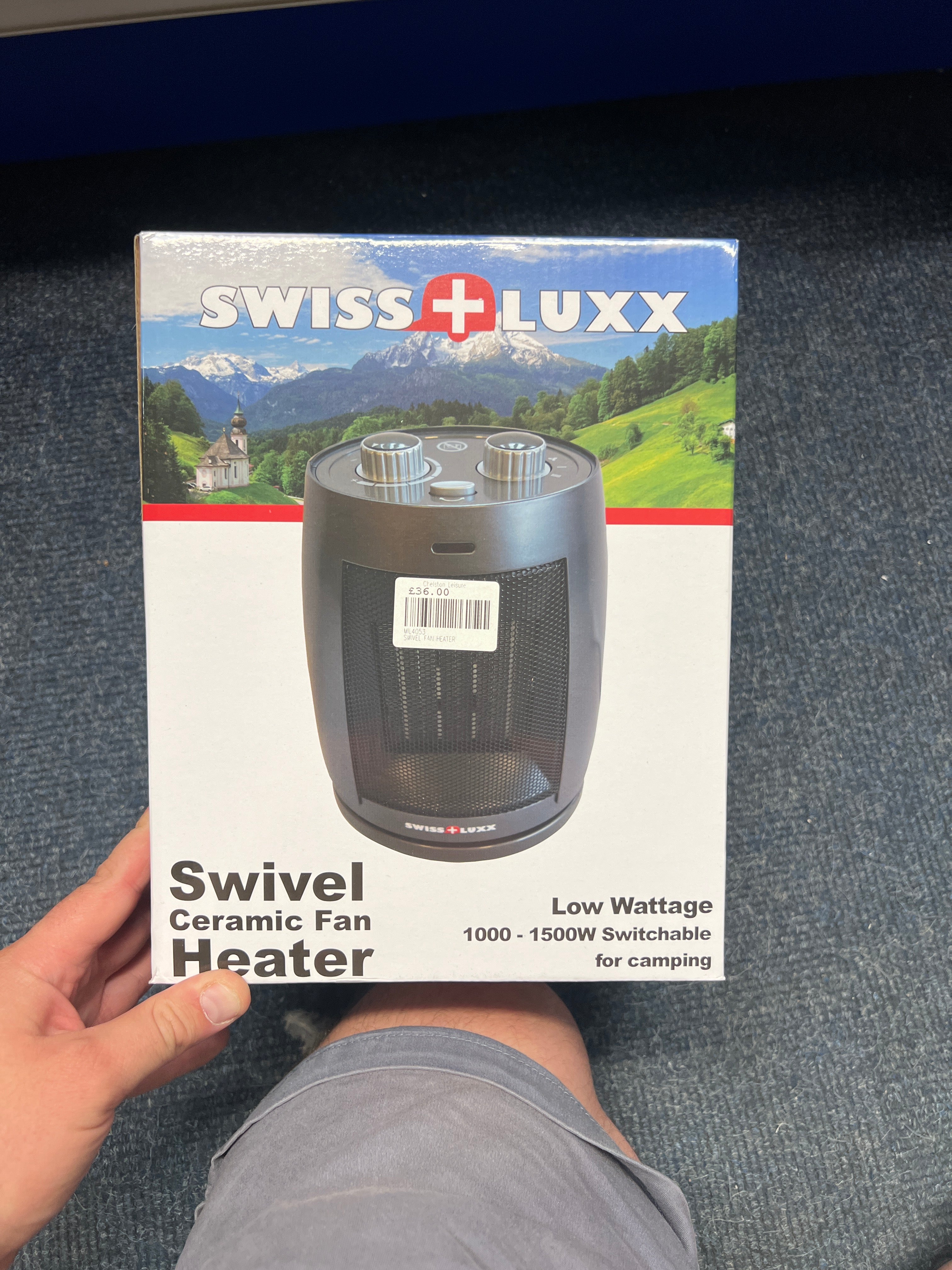 Swiss Luxx - Swivel Ceramic Fan Heater