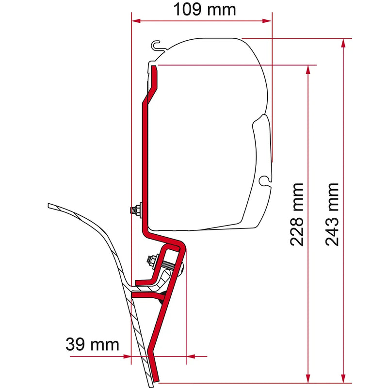Fiamma - Kit VW T3 - Deep Black | 98655-035