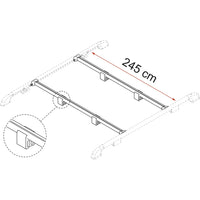 Fiamma - Fixing-Bar Rail | 98655-075