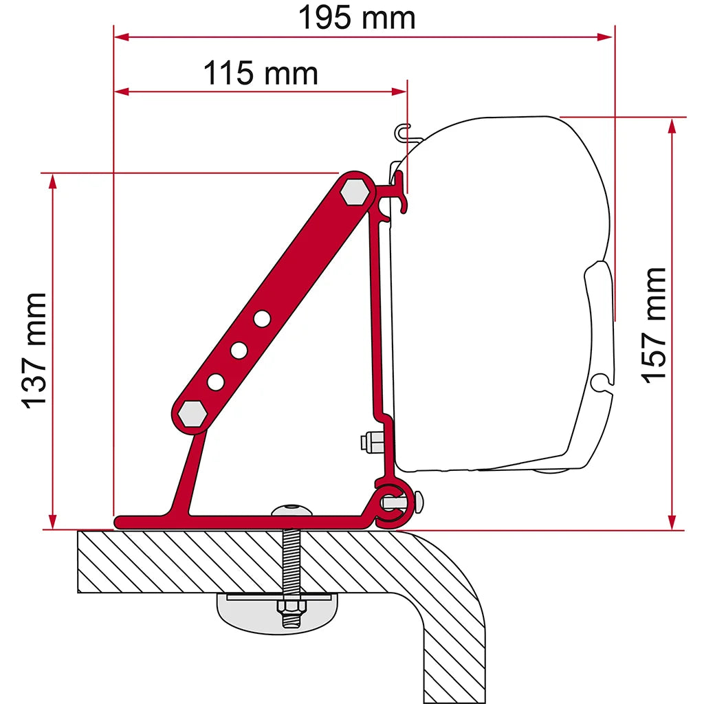Fiamma - Kit Roof Adapter | 98655-316