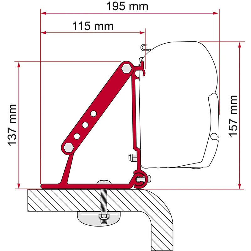 Fiamma - Kit Roof Adapter | 98655-316