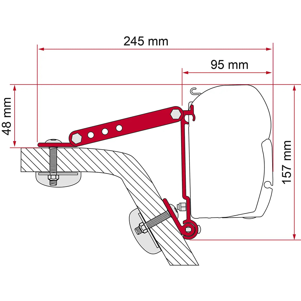 Fiamma - Kit Wall Adapter | 98655-318