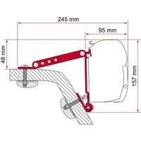 Fiamma - Kit Wall Adapter | 98655-318