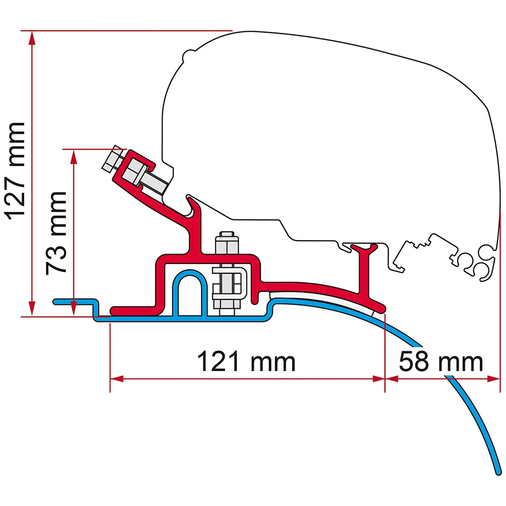 Fiamma - Kit Ducato/Jumper/Boxer <06 | 98655-373