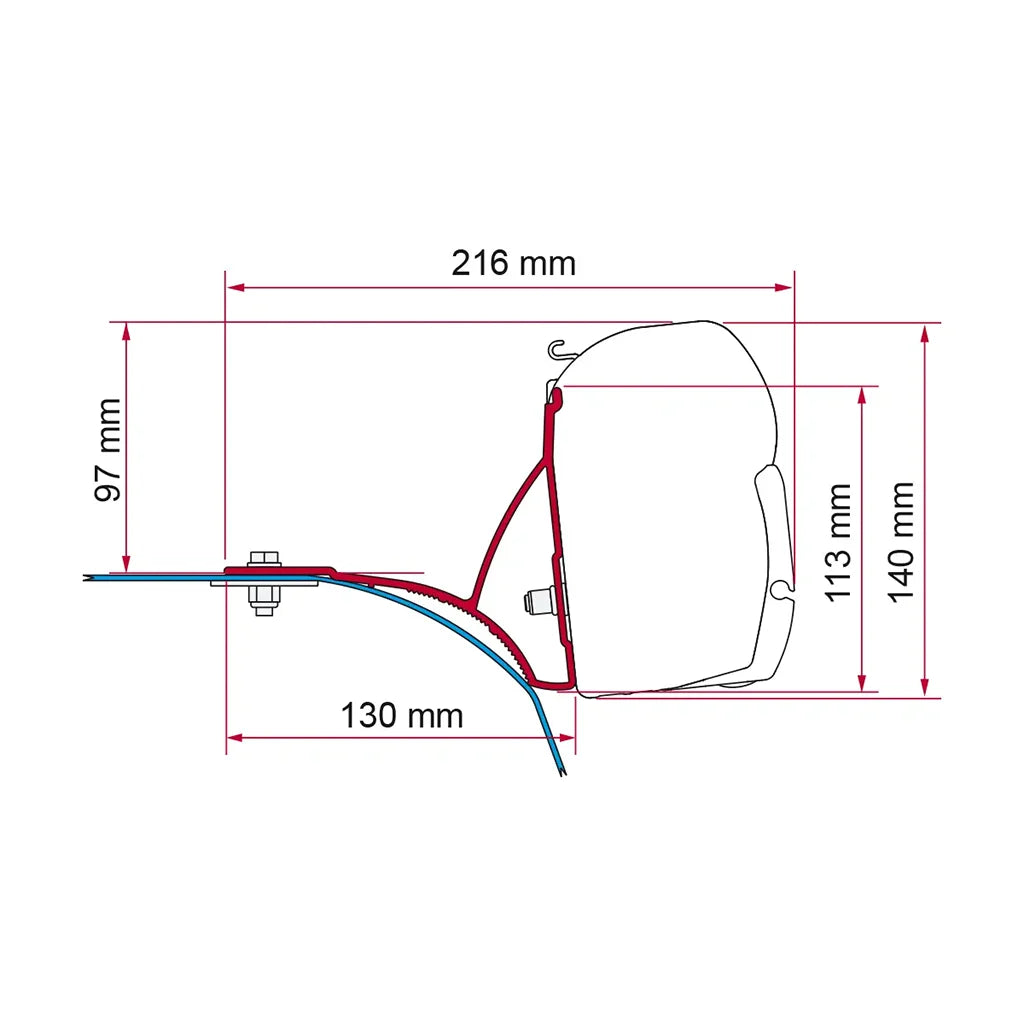 Fiamma - Kit Ducato Roof Rack | 98655-485