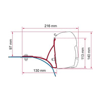 Fiamma - Kit Ducato Roof Rack | 98655-485