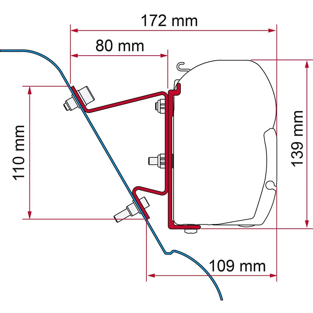 Fiamma - Kit Sprinter/Westfalia/Crafter H3 | 98655-591