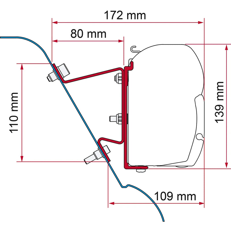 Fiamma - Kit Sprinter/Westfalia/Crafter H3 | 98655-591