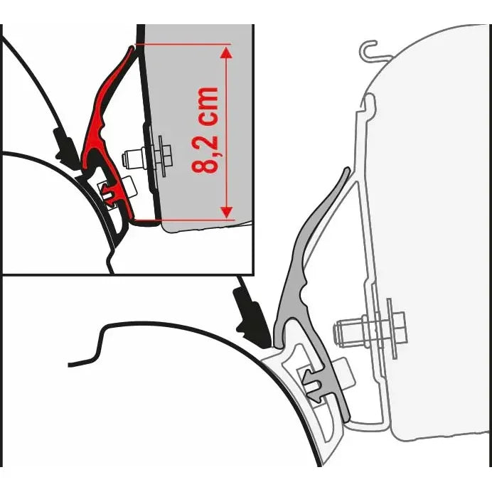 Fiamma - Kit Rain Guard California | 98655-663