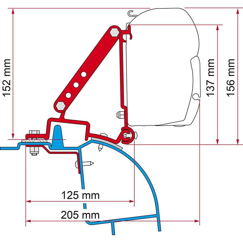 Fiamma - Kit Master H2/Movaro H2/Interstar H2 | 98655-681