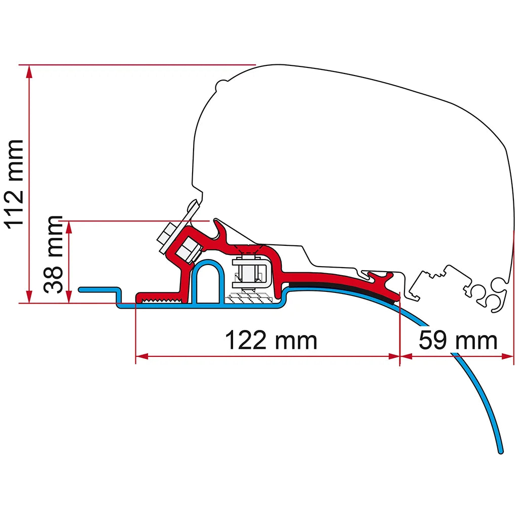 Fiamma - Kit Ducato/Jumper/Boxer H2 <06 | 98655-693