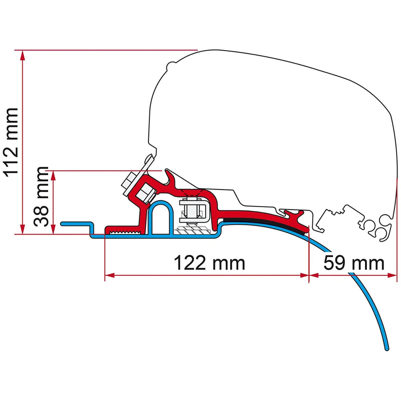 Fiamma - Kit Ducato/Jumper/Boxer H2 <06 | 98655-693